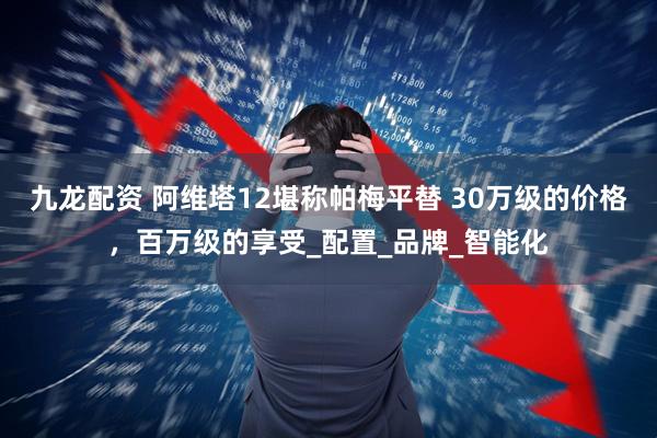 九龙配资 阿维塔12堪称帕梅平替 30万级的价格，百万级的享受_配置_品牌_智能化